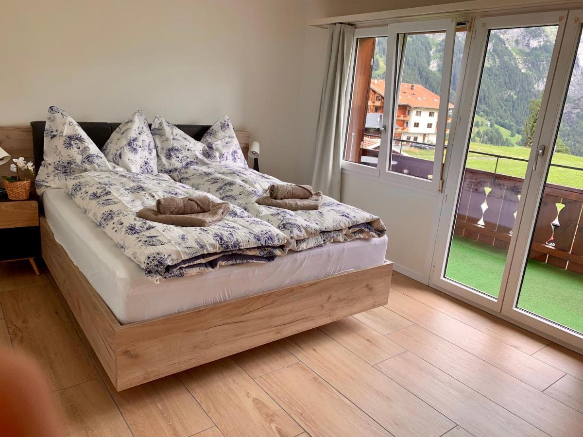 Luxury, New - Amazing Views Grindelwald Eiger Jungfrau Moench Daire Dış mekan fotoğraf